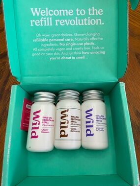 Wild brand roll on deodorant refills